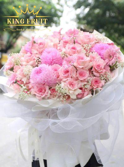 Bó hoa cao cấp - Rực rỡ ngàn hoa