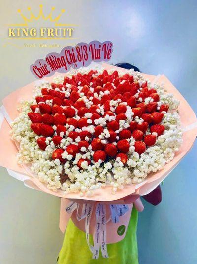 Bó hoa dâu tây - Ngọt ngào tặng em