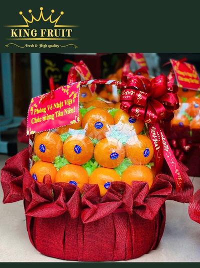 Giỏ quýt Úc nhập khẩu - Lời chúc thuận hòa