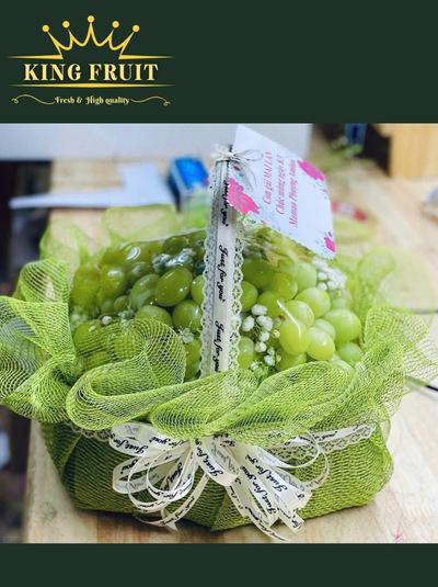 Giỏ trái cây nho xanh - Tâm ý trọn vẹn