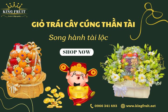 Địa chỉ đặt giỏ trái cây cúng thần tài chất lượng tại TP Hồ Chí Minh 