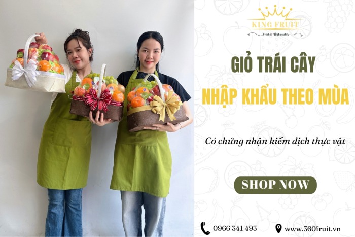 Địa chỉ bán giỏ trái cây nhập khẩu theo mùa tại TPHCM