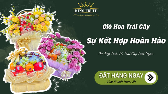 giỏ hoa trái cây