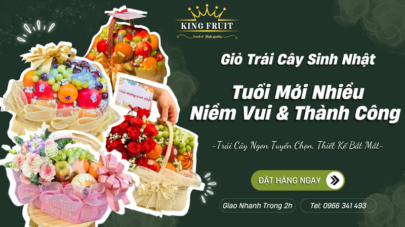 giỏ trái cây sinh nhật p. tân phong đồng nai