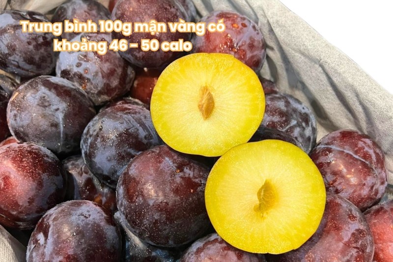 Mận ruột vàng bao nhiêu calo
