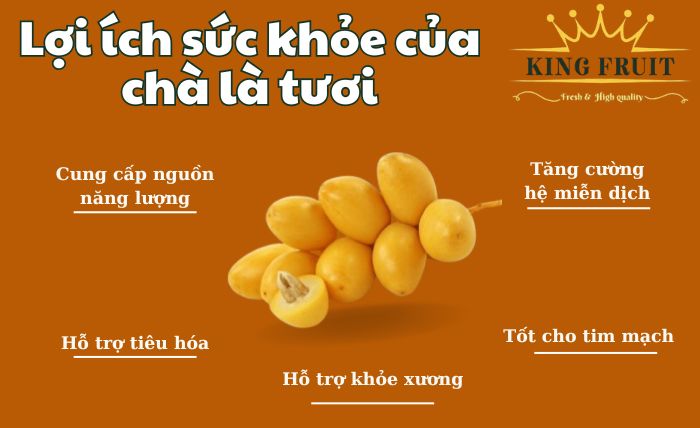 Những lợi ích sức khỏe của chà là tươi