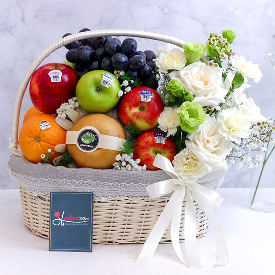 Giỏ trái cây chia buồn 