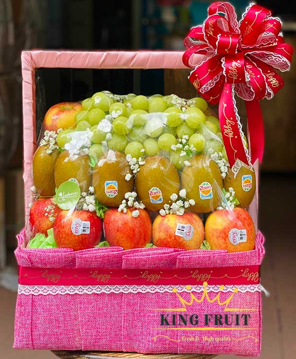 Giỏ trái cây quà tặng nhập khẩu Cà Mau