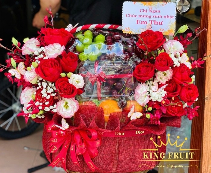 Giỏ trái cây cao cấp - Phú quý tài lộc