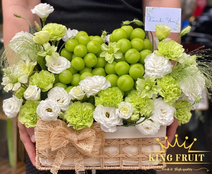 Giỏ nho xanh cao cấp - Thiện ý chân thành