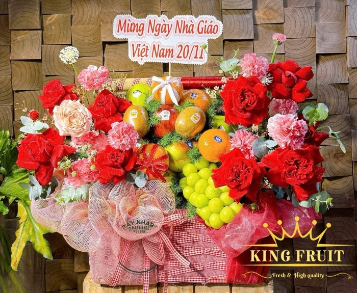 Giỏ trái cây cao cấp - Sung túc vững vàng