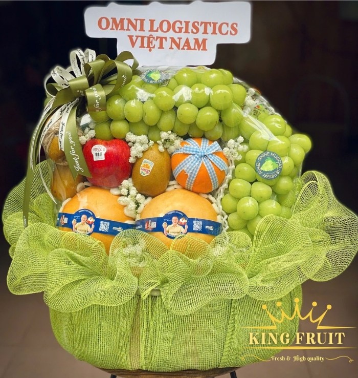 Giỏ trái cây cao cấp - Tấn tài tấn lộc