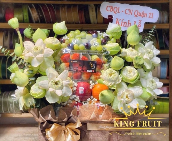 Giỏ trái cây cao cấp - Hưng phát bền lâu