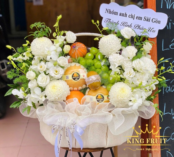 Giỏ trái cây đám giỗ - Quả thảo dâng nguồn