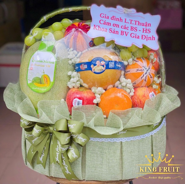 Giỏ trái cây cảm ơn - Sức khoẻ vàng