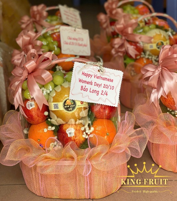 Giỏ trái cây khai trương - Lộc tươi tròn vị
