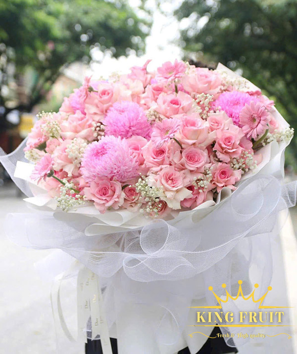 Bó hoa cao cấp - Rực rỡ ngàn hoa 