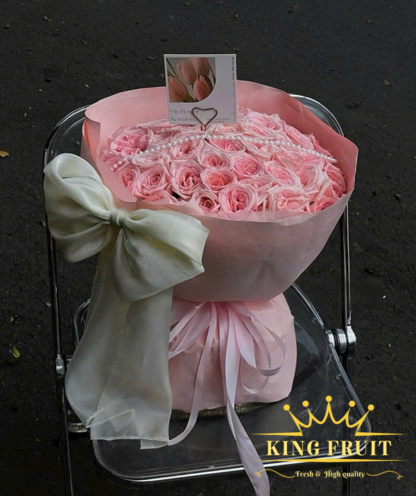 Bó hồng kem dâu - Xinh yêu