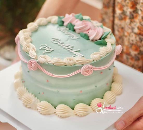 bánh sinh nhật hoa tươi 360 104